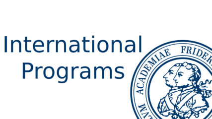 Towards page "International Programs